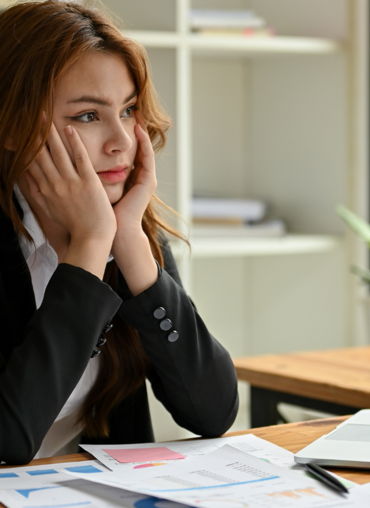 woman thinking about starting a garden